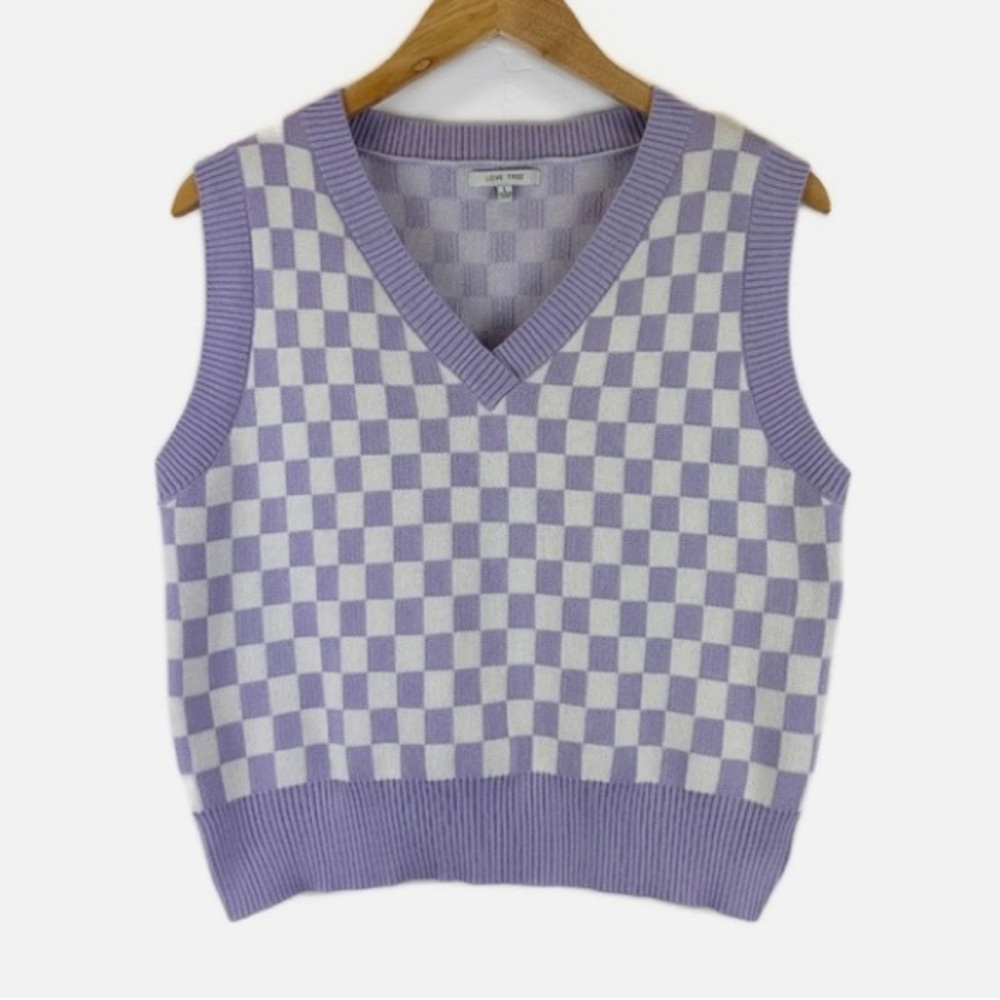 Purple Sweater Vest